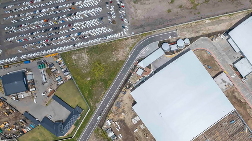 An aerial view of the Arterial Industrial Estate in Cape Town