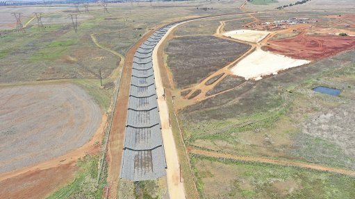 Engineering work included diverting an existing stream with clean water channelled for 3km around the new ADF area