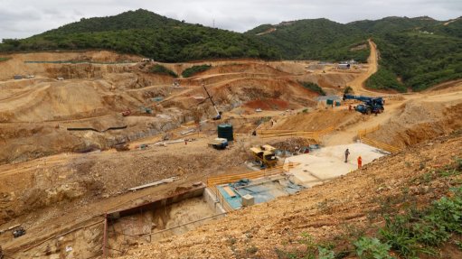 Image of Ngwadini off-channel storage dam construction