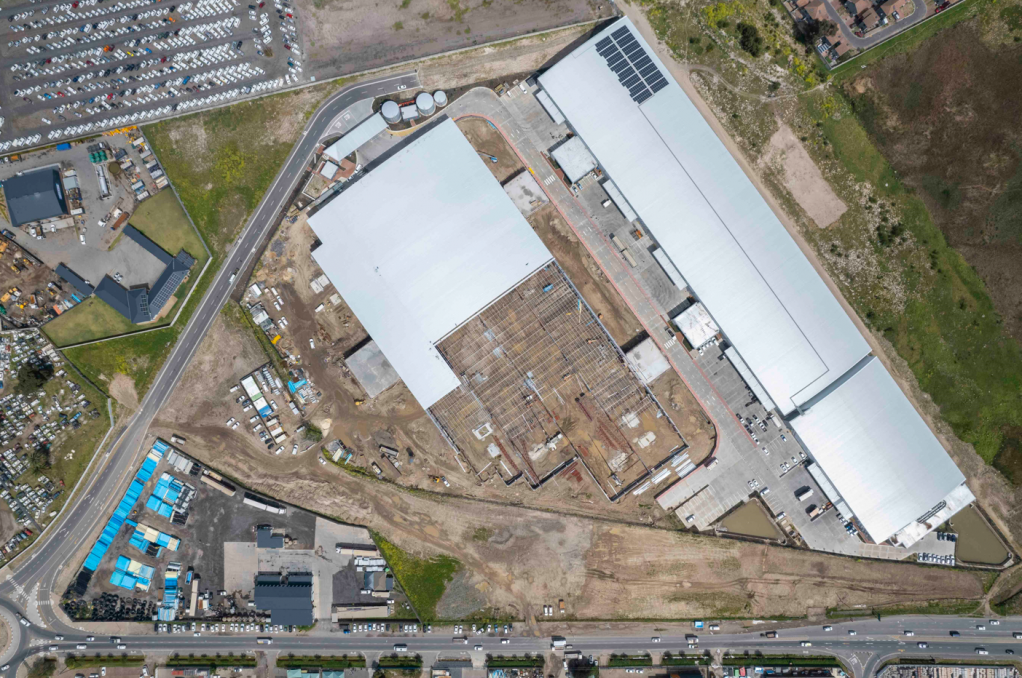 An aerial view of the Arterial Industrial Estate in Cape Town