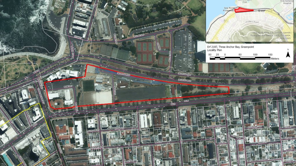 The proposed development site