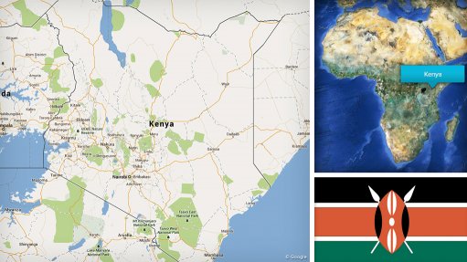 Image of Kenya map/flag