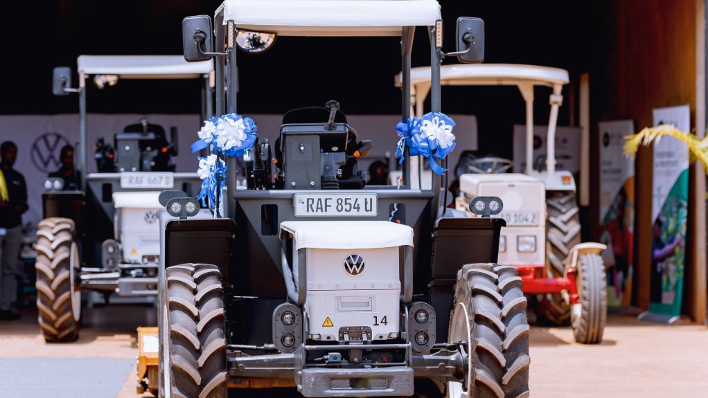 Image of the Volkswagen electric tractor