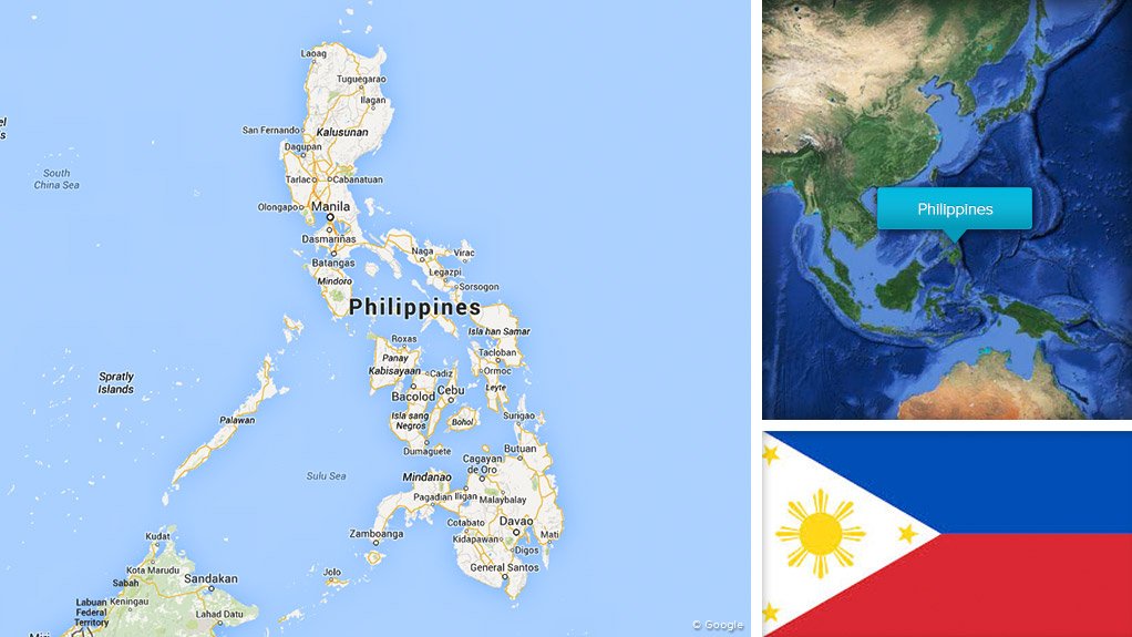 PHILIPPINES MAP AND FLAG