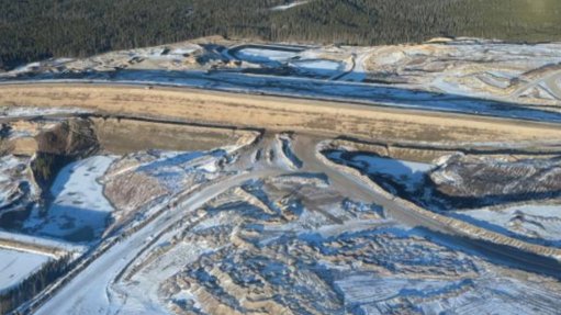 The tailings storage facility at Blackwater