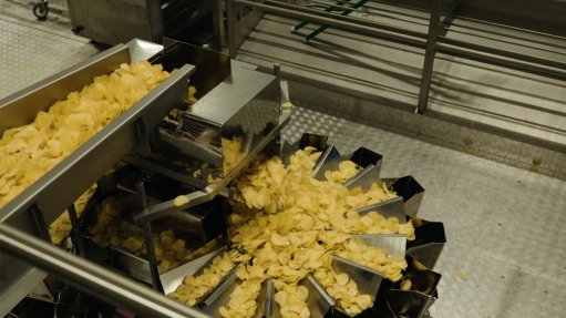 PepsiCo's new potato chip production line