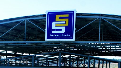 Stefanutti Stocks sign over construction site