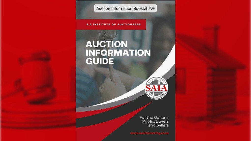 SAIA Auction Information Guide booklet cover