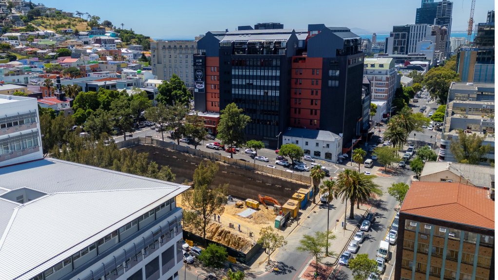 Construction progress at The Fynbos site