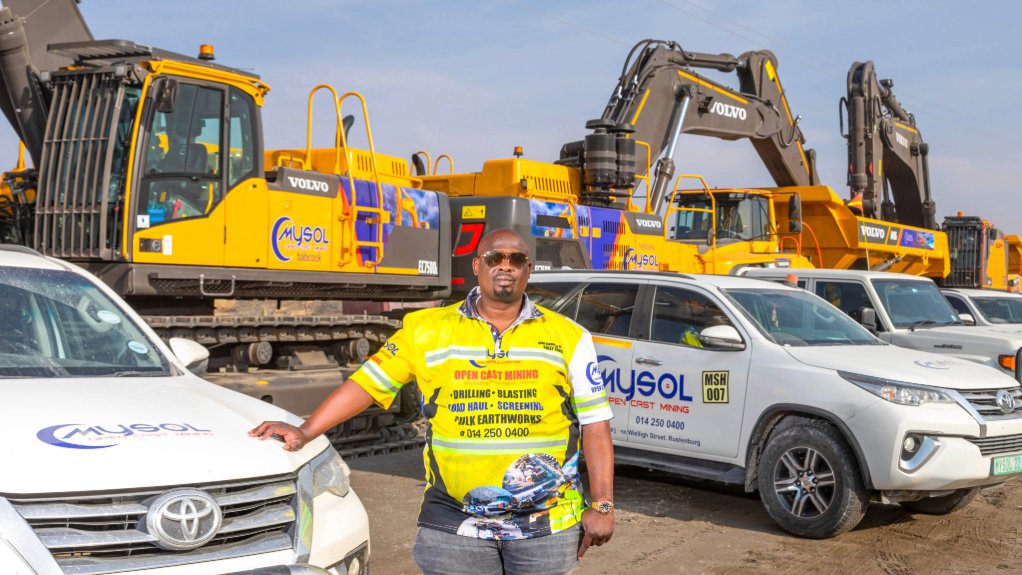 Solly Madibela, owner of Mysol