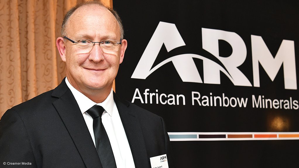 African Rainbow Minerals Ferrous Division CE Andre Joubert.