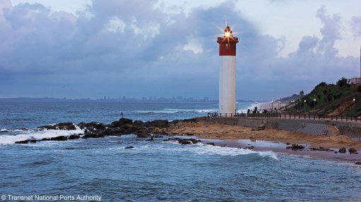 BEACON’S ANNIVERSARY: The uMhlanga Rocks Lighthouse celebrated it 70th anniversary last month, having been first lit on the night of November 25, 1954. Situated on the uMhlanga Promenade, the 21-m cylindrical concrete tower is painted white, with a red top and red lantern house. The rotating lens system in the automated lighthouse produces three flashes every 20 seconds. Photograph: Transnet National Ports Authority
