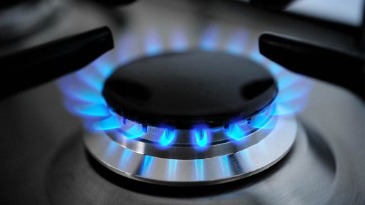 A gas stove