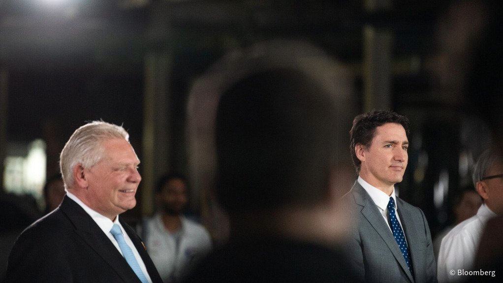 Ontario Premier Dough Ford and Canadian Prime Minister Justin Trudeau. 