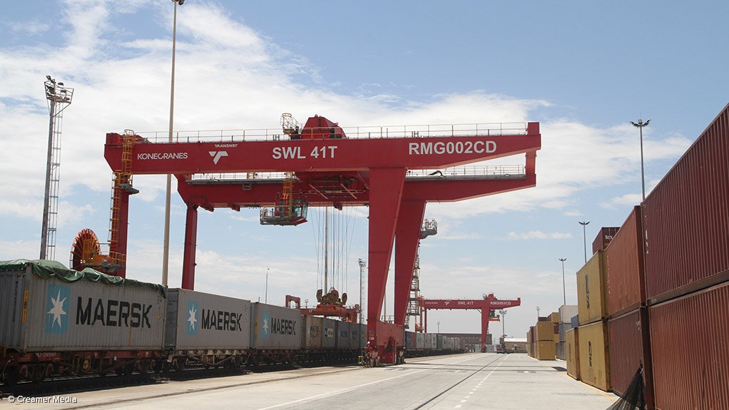 Cranes at a Transnet operated port