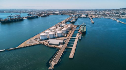 Cape Town port's liquid bulk terminal