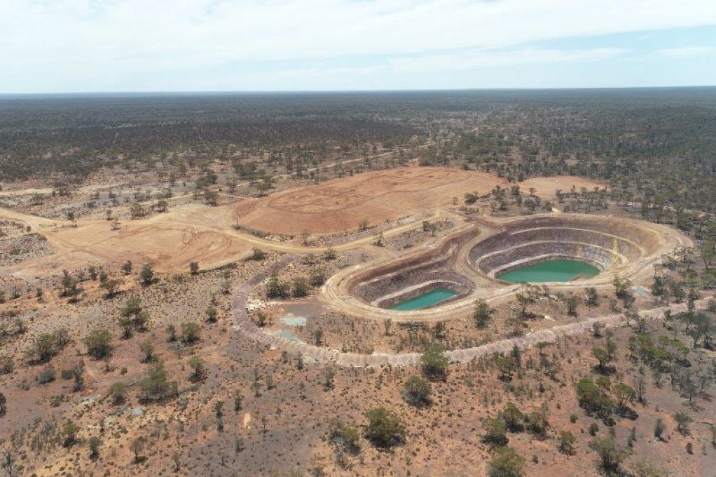 A view of a part of the Marda operations area