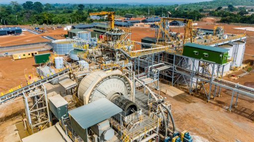 an aerial view of the Séguéla Mine processing plant in Côte d’Ivoire owned by Fortuna Mining