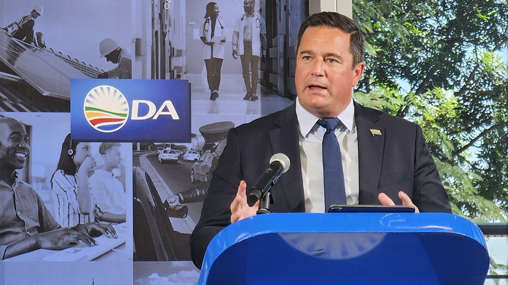 DA leader John Steenhuisen