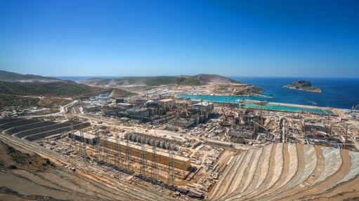 Image of construction under way at the Akkuyu nuclear power plant