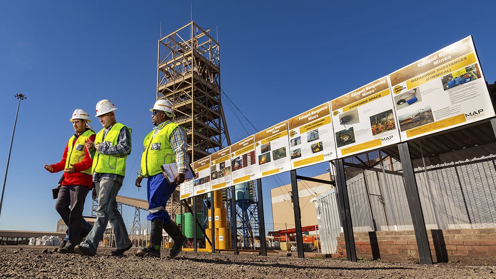 Murray & Roberts workers on site