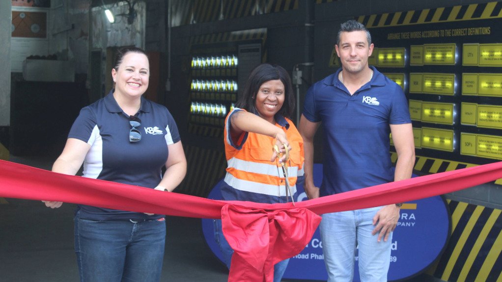 From left: KBC COO Sian Thurtell; PMC manager in training development and contractor management Mabore Macheru; KBC corporate accounts partner Ruan Janse van Rensburg