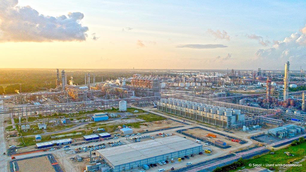 An aerial view of the Lake Charles Chemicals Complex