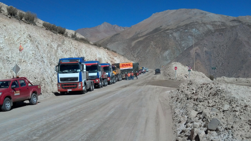 An image of a fleet of trucks