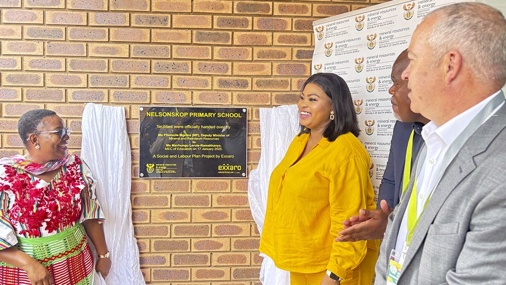 Exxaro kicks of 2025 with investment in quality education with new classrooms and school hall at Nelsonskop Primary School in Lephalale, Limpopo