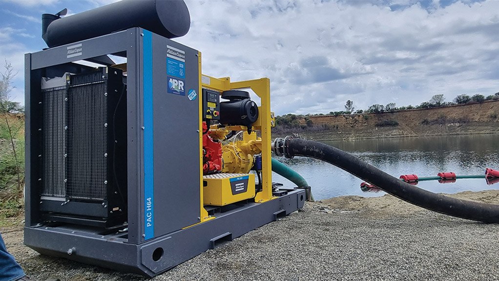 For IPR, Atlas Copco diesel driven auto-priming pumps make up an important segment of its market offering. 