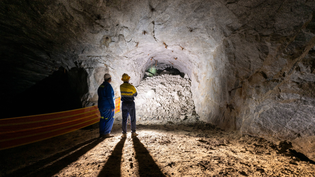 Underground at the Okiep copper project