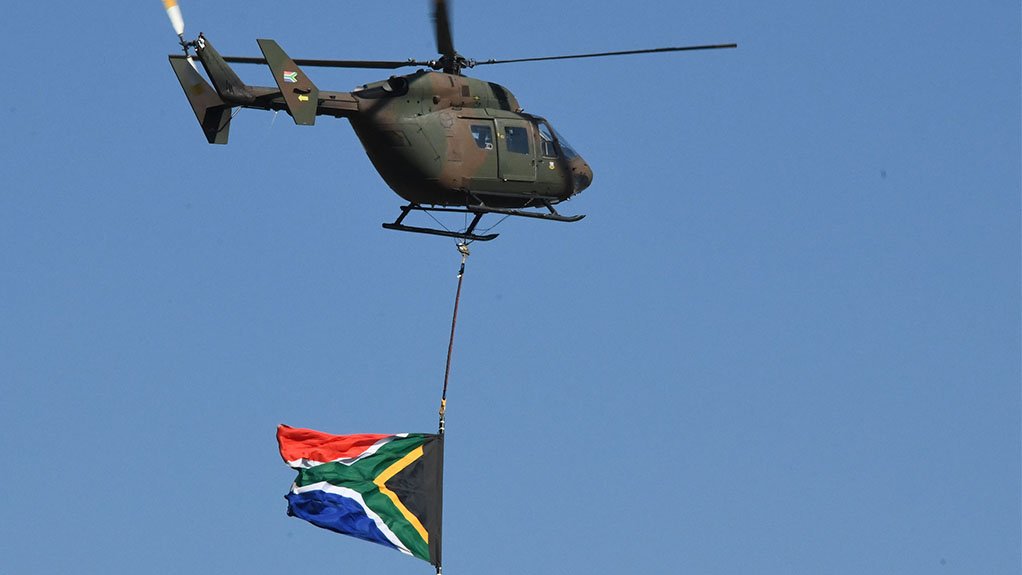 SA flag helicopter 