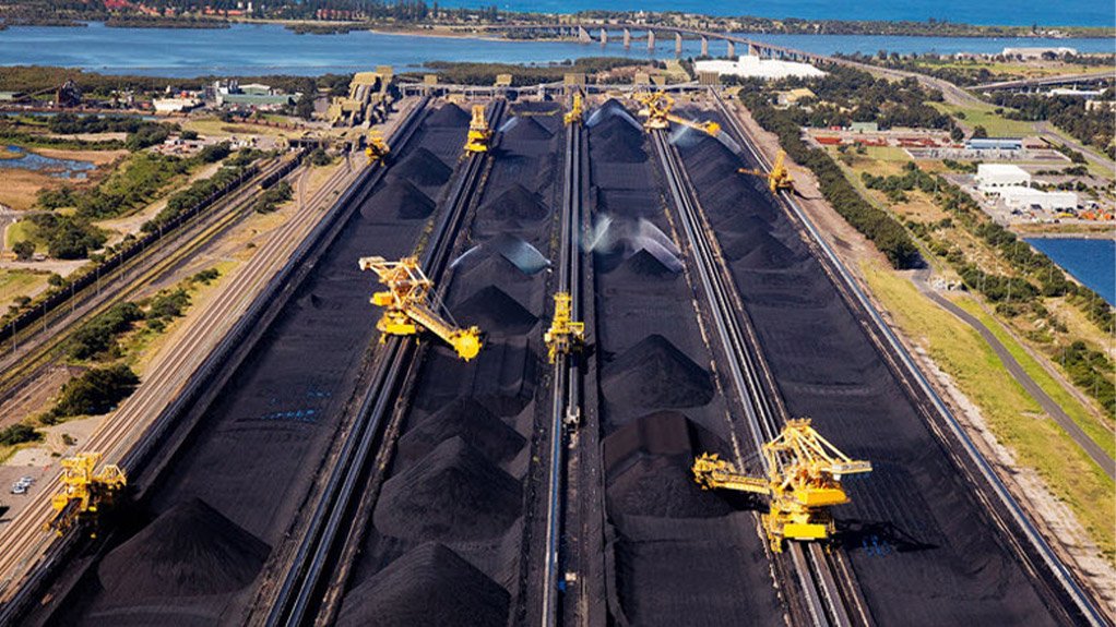 Coal terminal in New South Wales where the air pumps were applied