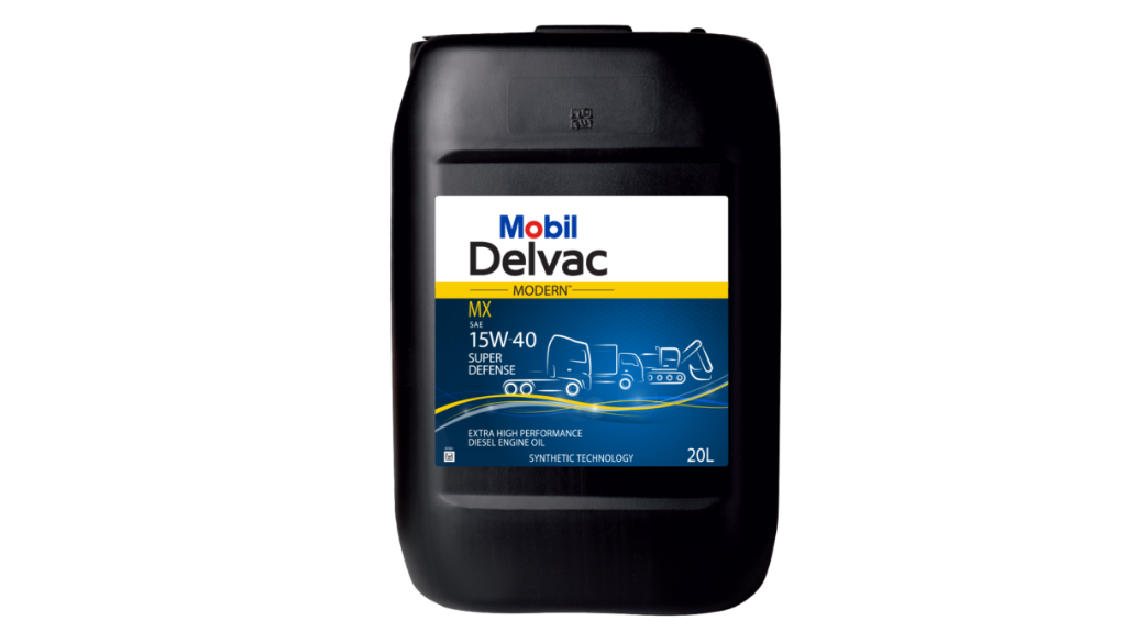 An image of the new Mobil Delvac product