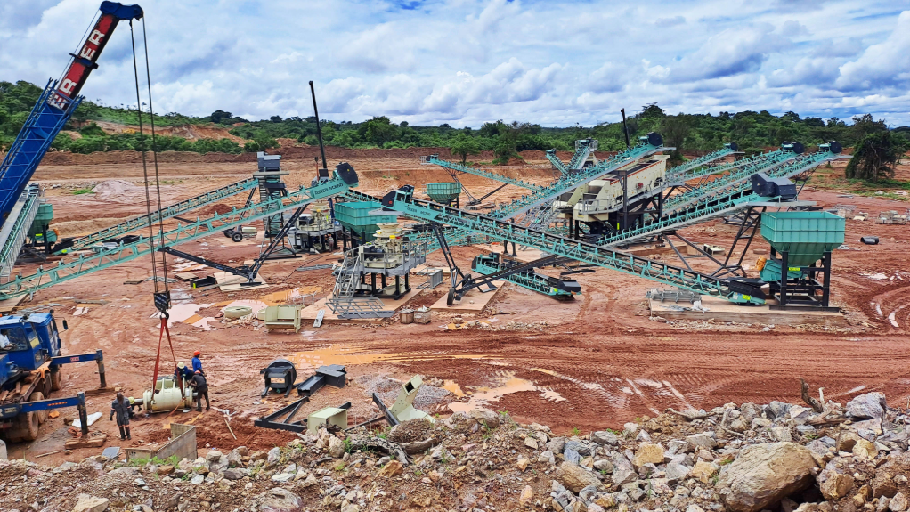 NEWLY OPERATING
The recently commissioned greenfield aggregate plant for Pilot Crushtec’s customer in the Democratic Republic of Congo