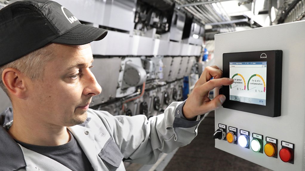 Image of MAN multi fluid monitor during bench testing

