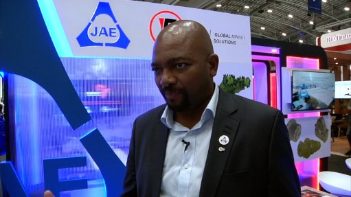 JA Engineering Works CEO Matimba Mahange and Ferrit CEO Petr Mohelnik as they discuss their partnership at Investing in African Mining Indaba.