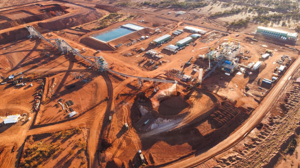 Aerial view of the Karlwainda gold project