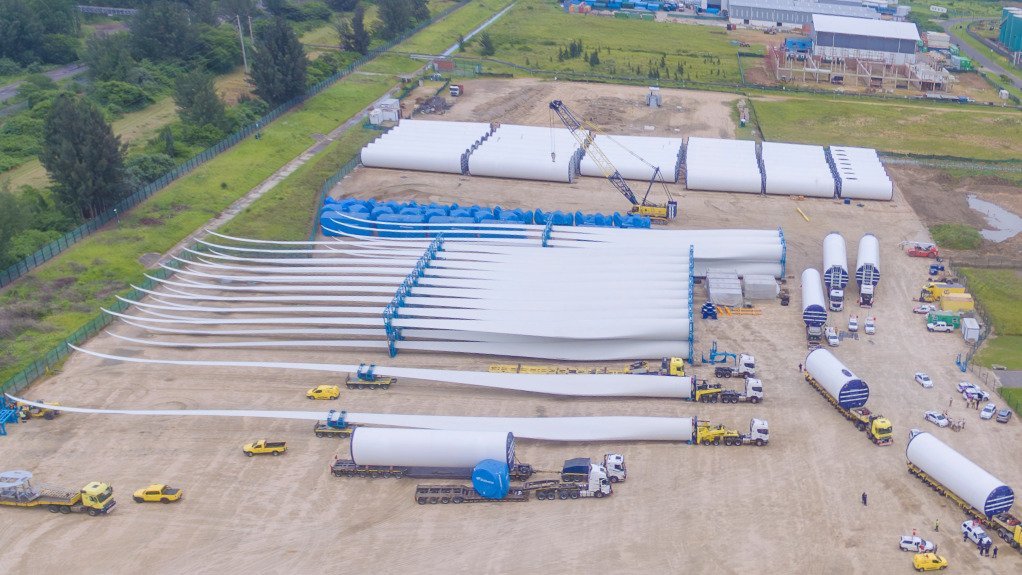 Image of wind turbines for Seriti Green's Ummbila Emoyeni wind energy facility