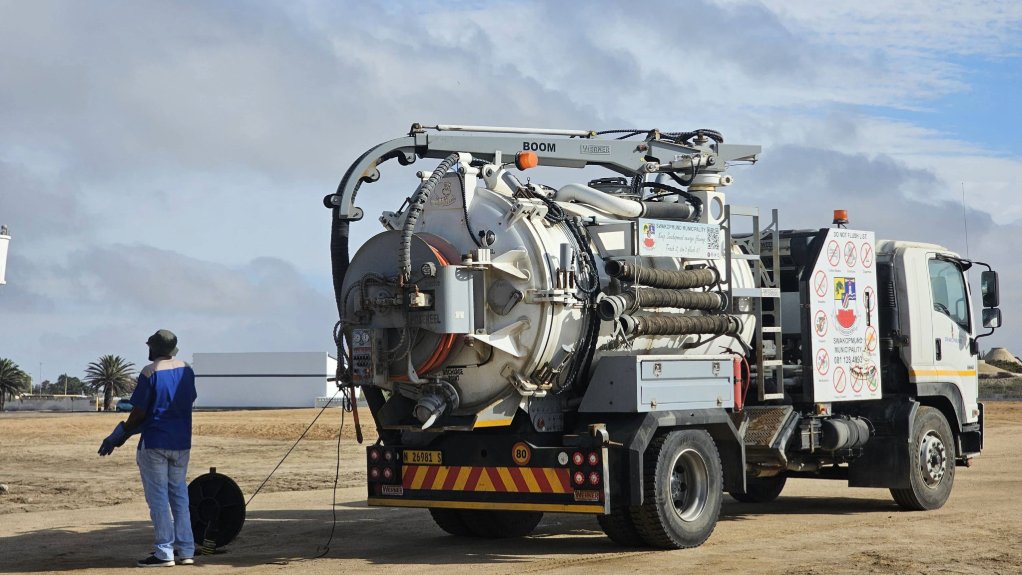 Werner Pumps trucks hard at work in Swakopmund Municipality 