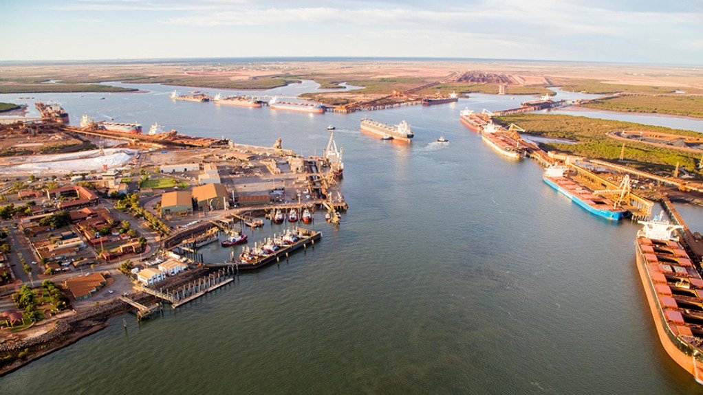 Key iron-ore port clears ships as storm tracks toward Australia