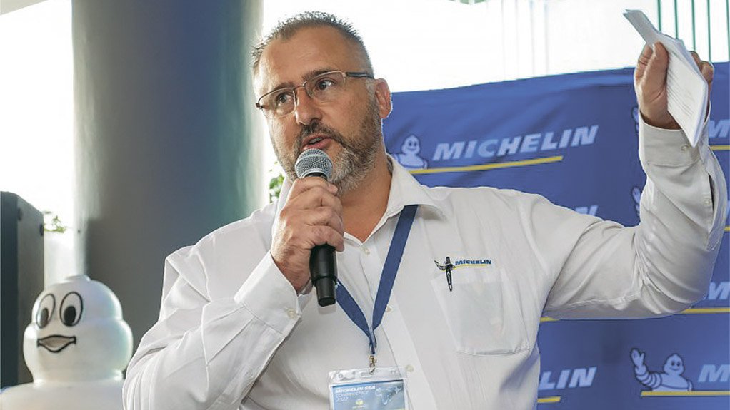 Charl Lensley, sales director at Michelin Tyre Company of South Africa