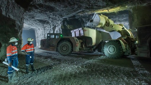 Underground mining at Loulo in Mali