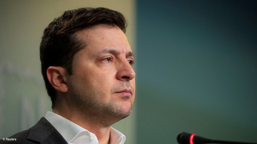 Ukraine President Volodmyr Zelenskiy