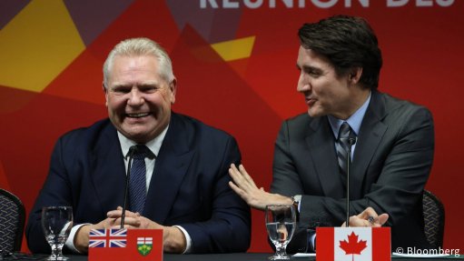 Ontario Premier Doug Ford and Prime Minister Justin Trudeau