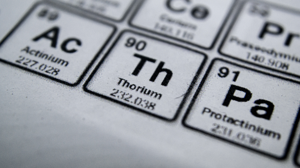 Image of periodic table symbol for thorium