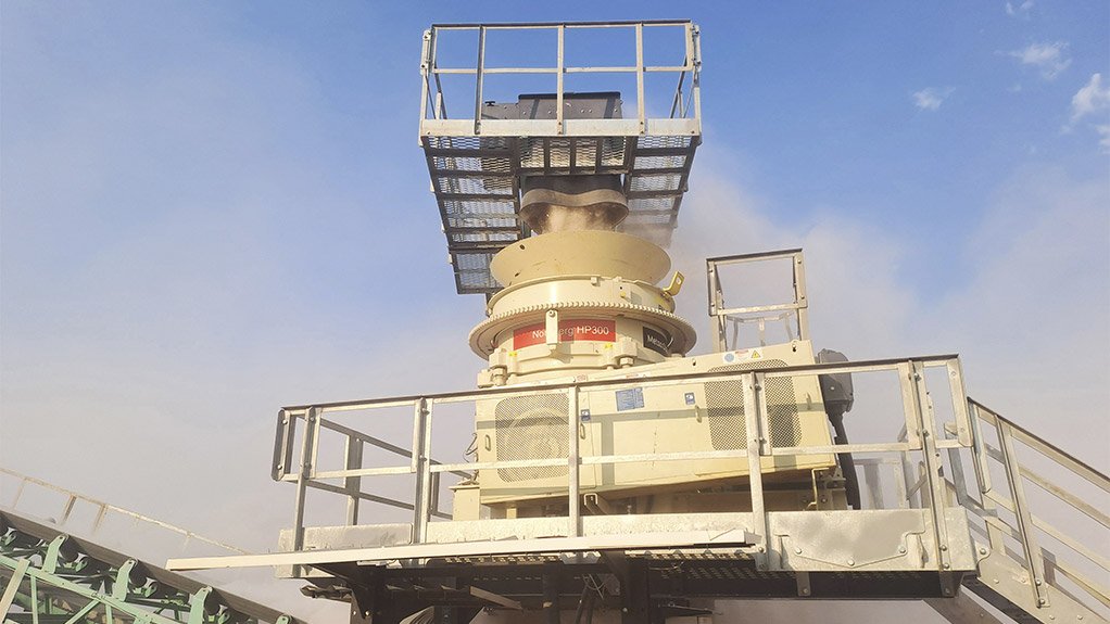 The Pilot Modular Nordberg HP300 cone crusher module