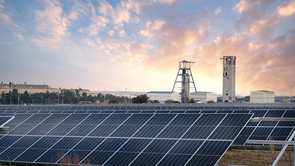 South Deep's Khanyisa solar plant.