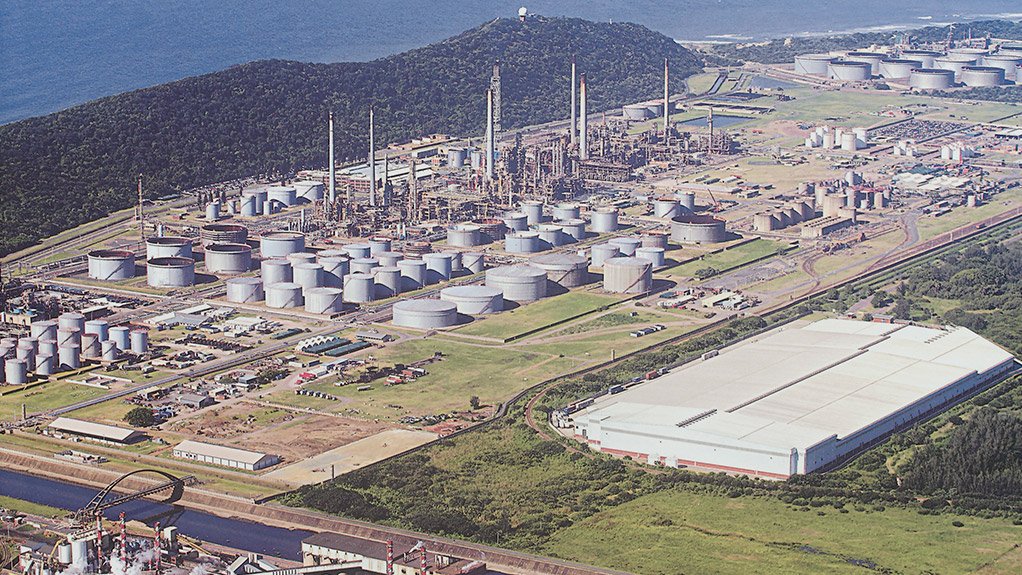 The Sapref refinery before it was closed