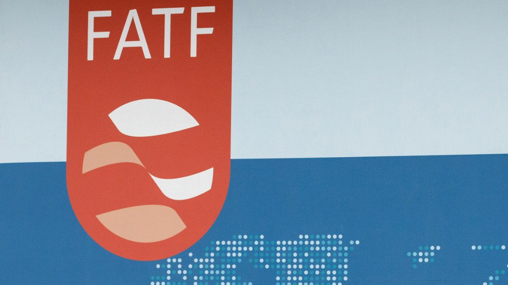 FATF logo on display at a conference